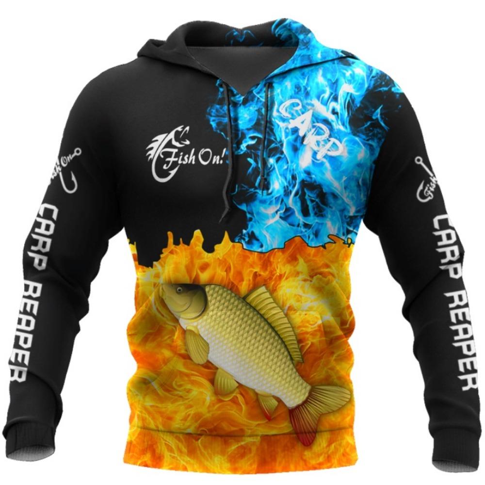 2023 Crap Fishing 3D Print Fashion Hoodie Men Women Harajuku Sweatshirt Pullover Casual Jacket Oversize Hooded