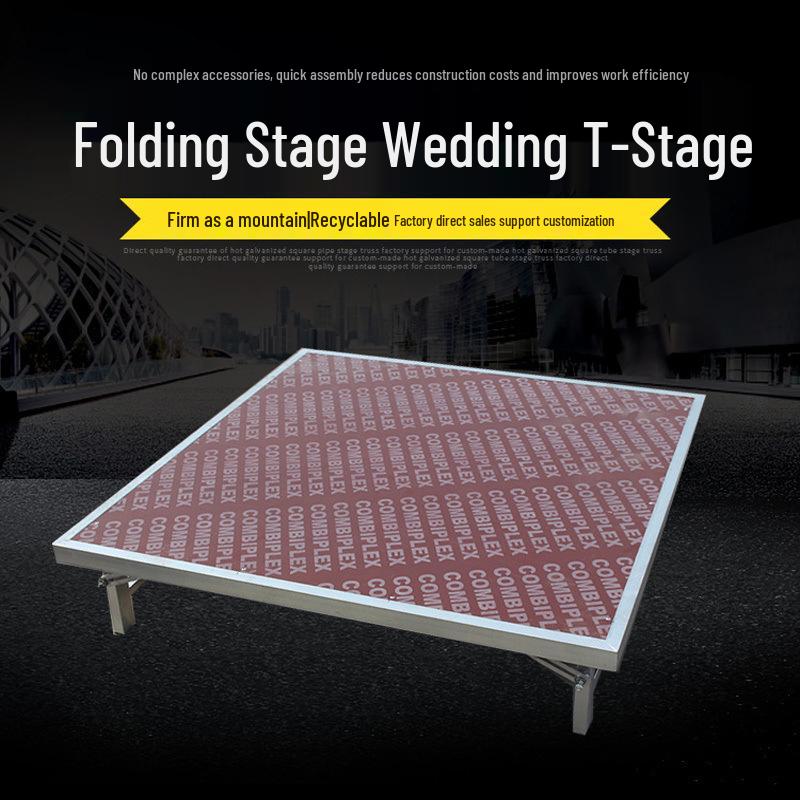 Foldable Wedding Tabletop Stage Truss with Quick-Install, Stainless Steel