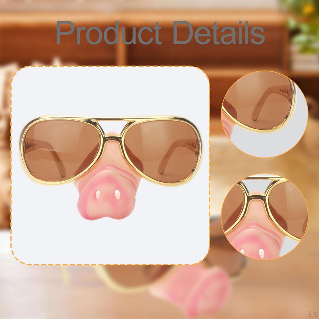 Pig Big Nose Glasses Decorative for Fancy Dress Birthday Photo Props