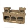 MDF Wood Castle - GOMILLE - 47 X 31 Cm - Decorative - Customizable - Interior
