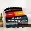 Motogp Sprint Series Blanket Ultra-Soft Great for Office Office Chair Chair for All Seasons Modern Perfect Gift for Relatives and Friends