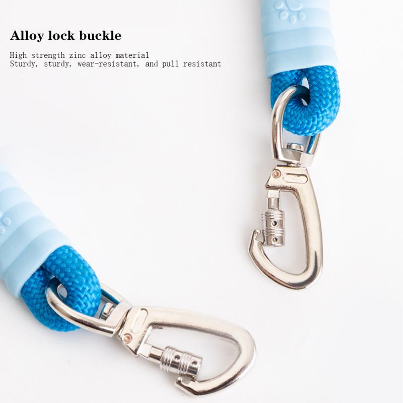 Поводок для собак 5 футов с удобной мягкой ручкой, пряжкой-замком из сплава, несколькими режимами тяги для собак
