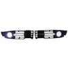 1 Pair Angel Eye Car Front Bumper Fog Lamps Grille With LED Daytime Running Lights Assembly Parts For Passat B5 B5.5