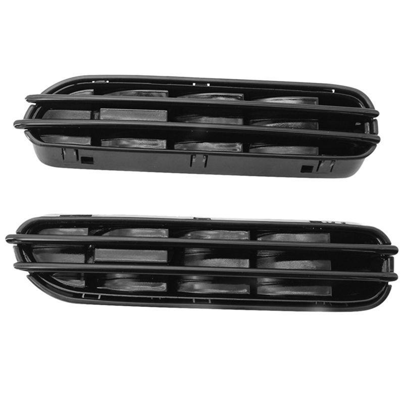 Exclusive Car Matte Black Fender Side Panel Grilles Vents For BMW 5 Series E39 E60 Fender Ventilation Mesh 51137896849 511378968