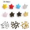 Звездный узор украшения DIY кукольная одежда металлические пряжки мини-пуговицы одежда швейная пряжка