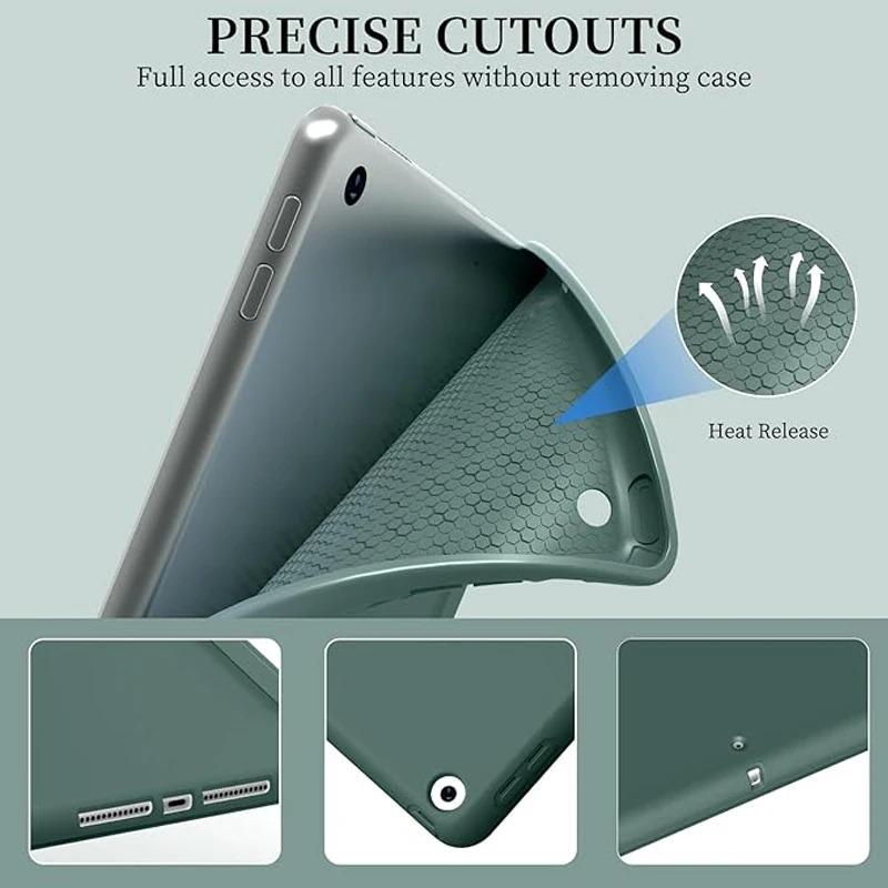 Для iPad 11-го 10-го 10.9 air 11 Funda Чехол iPad air 4-го 5-го 10.9 pro 11 13 12.9 13 9.7 7-го 8-го 9-го 10.2 mini 6 7 8.3 M3 Gen Обложка