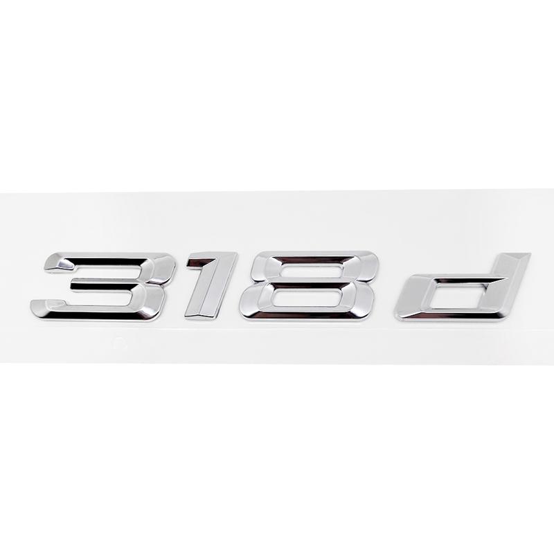 3D ABS 320d 325d 328d 330d 335d 318d Car Trunk Letters Logo Badge Emblem Decals Sticker For E46 E90 F30 F31 F34