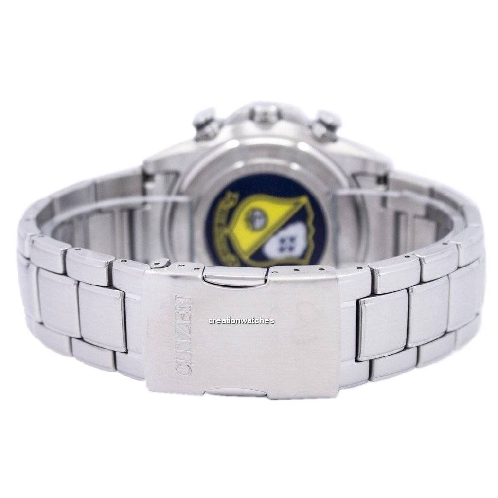 Citizen Мужские часы Eco Blue Angels с радиоуправляемым мировым хронографом AT8020-54L