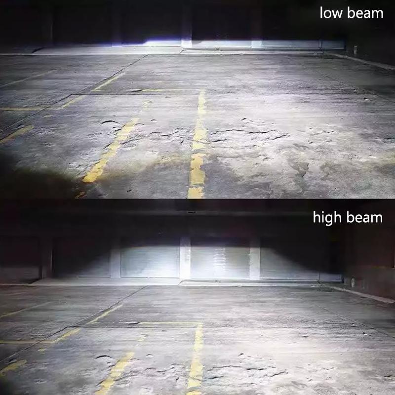 80W 16000LM Plug-in H4 Автомобильные фары Светодиодные мини-объективы для прожектора Автомобили Фара дальнего/ближнего света