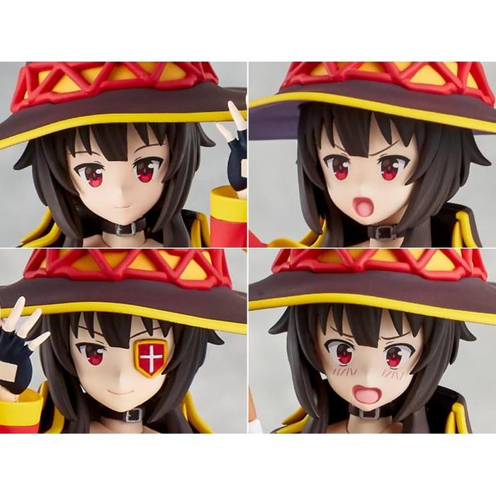 Серия пластиковых моделей KADOKAWA "KonoSuba: Божьего благословения в этом прекрасном мире! 3-дюймовая Мегумин, DX-версия, Многоцветная пластиковая модель,