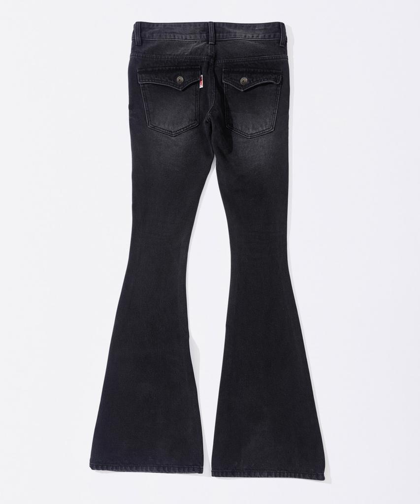 SCULPTOR Джинсы Bootcut с усами, вымытый серый