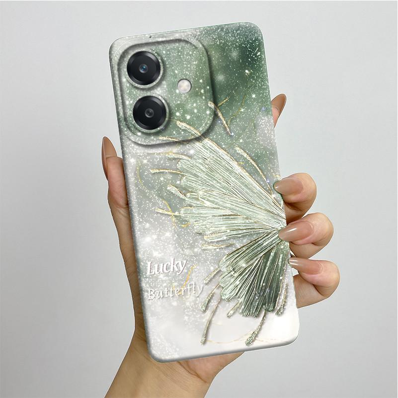 For OPPO A3 4G Phone Case A40 A40m CPH2669 CPH3669 Soft Silicone Sweet Painted Funda Coque Cartoon Printed Protective Back Cover
