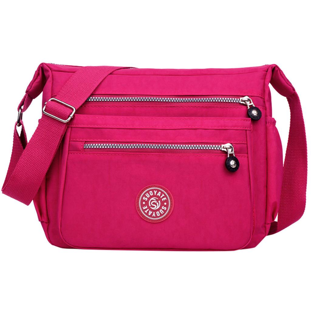 Новая сумка из ткани с принтом, сумка-мессенджер, модная нейлоновая водонепроницаемая сумка через плечо