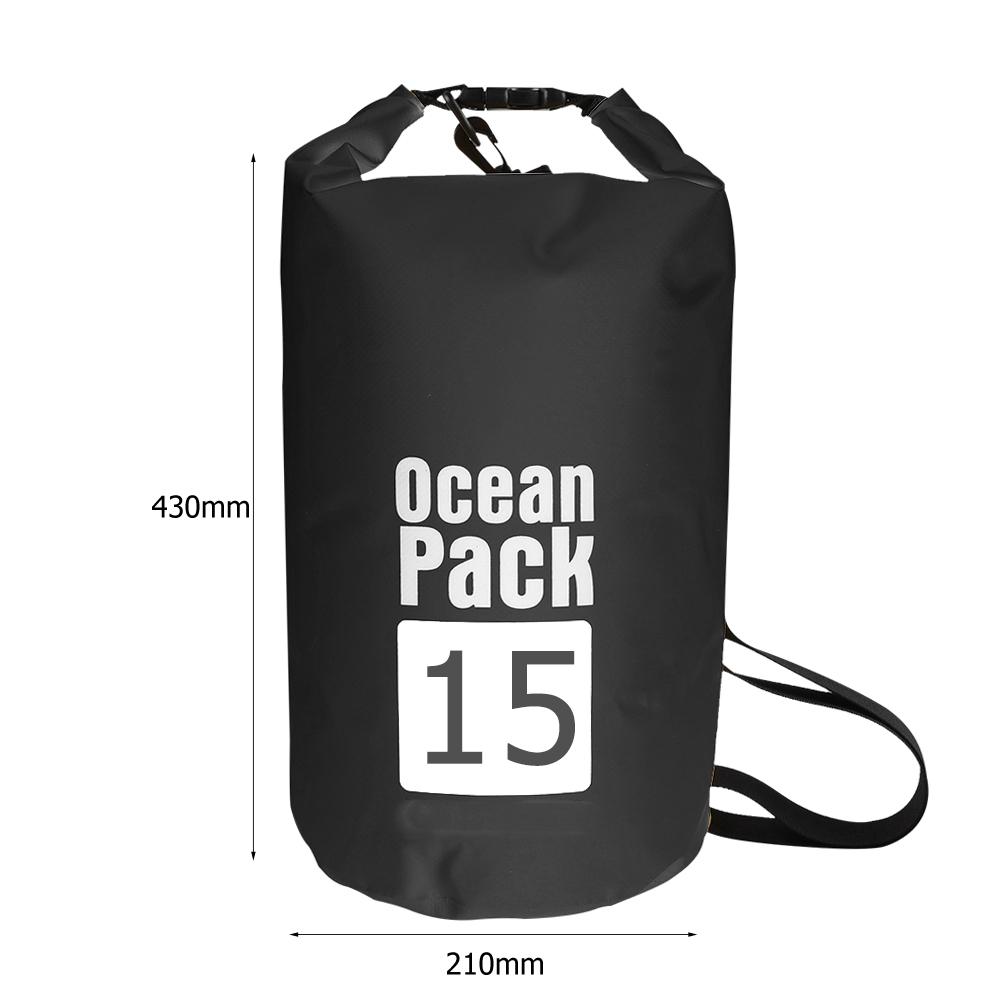 2L 3L 5L 10L 15L Waterproof Dry Bag Swimming Bag Foldable Beach Storage Pack Kayaking Rafting River Trekking Floating Water Sack