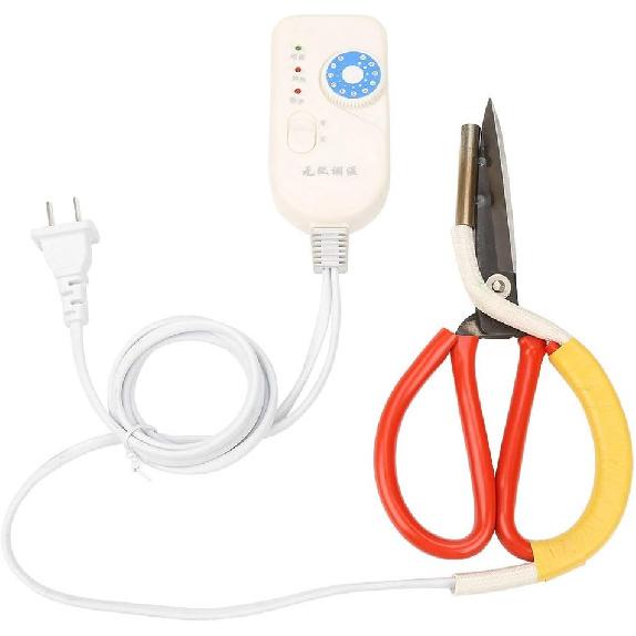 Температурная шкала Практичные ножницы Электрический нагрев Портновские ножницы Нагреваемые ножницы Режущая машина для ткани