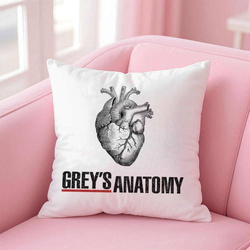 G-Greys Anatomy Cushion Cover Home & Car Multi-Scene Pillow Cover - Reversible, Soft & Durable for Daily Use