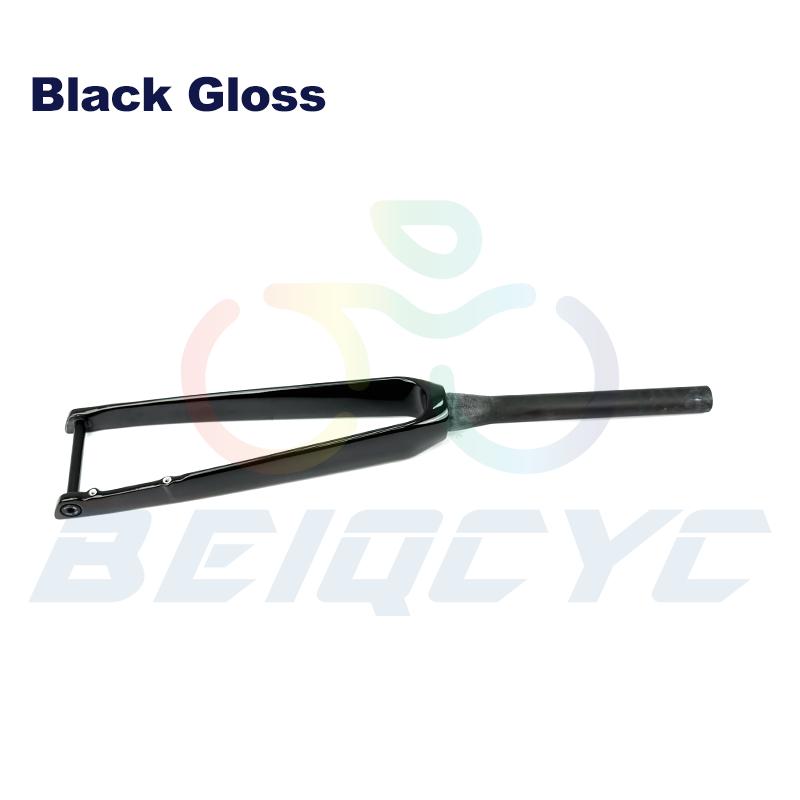 Carbon Internal Cables Fiber Road Front Fork Thru Axle  Disc Brake Racing Road Fork 700*32C Tapered Tube Cyclocross Rigid Fork