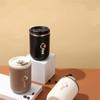 Stainless Steel Insulated Coffee Thermos Mug Leak Proof Double Wall Vacuum Travel Mug Tumbler Cup with Flip Lid Straw for Home