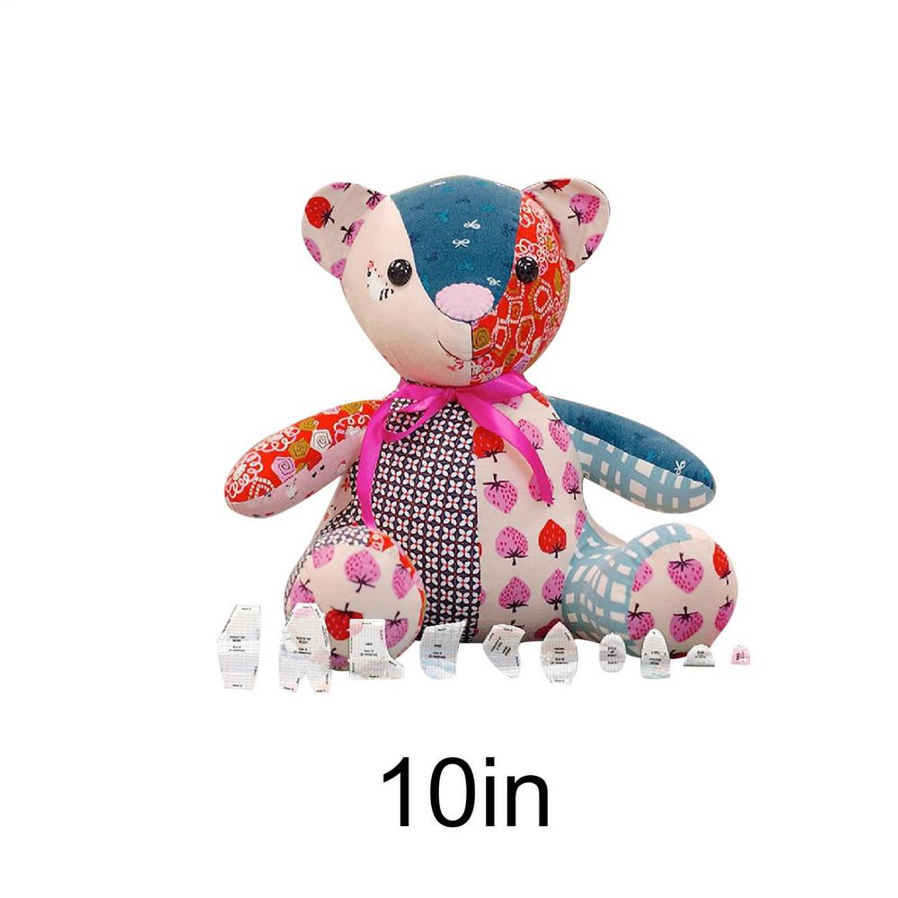 Memory Bear Template Ruler Set Creative Acrylic Memory Bear Templates Patchwork Cutting Ruler With Accessories And Instructions