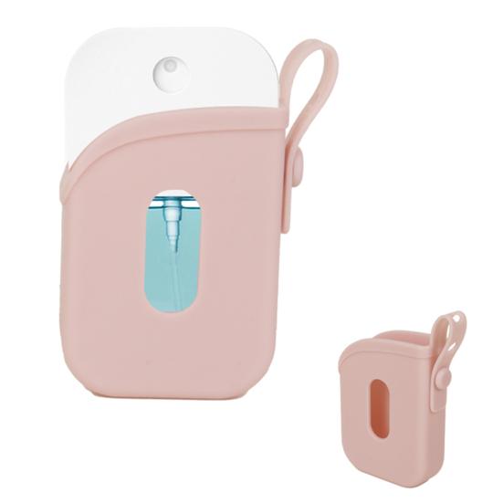 Силиконовый чехол для дезинфицирующего средства для рук, защитный флакон-спрей, ударопрочный защитный чехол с брелком