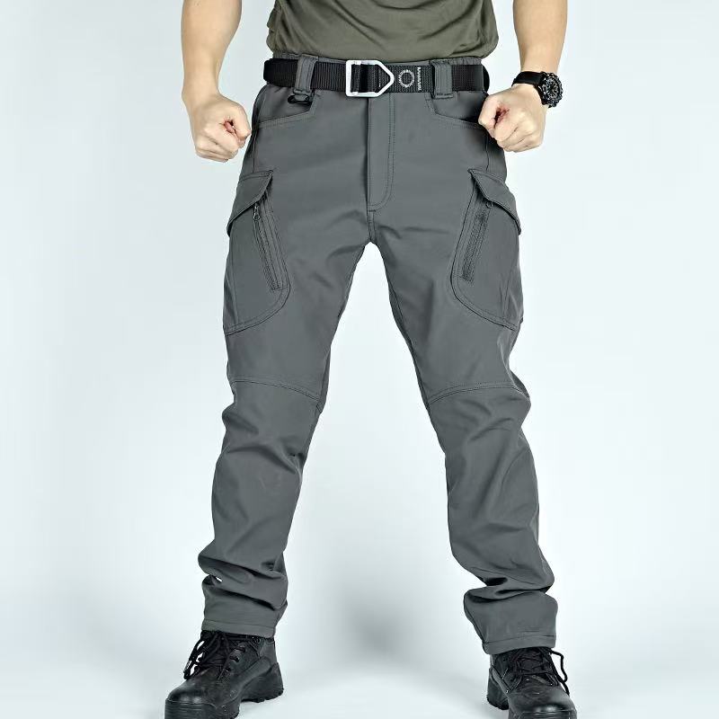 Мужские брюки City Cargo Softshell Elastic для пешего туризма, скалолазания, кемпинга, охоты, весна, осень, быстросохнущие брюки 5XL