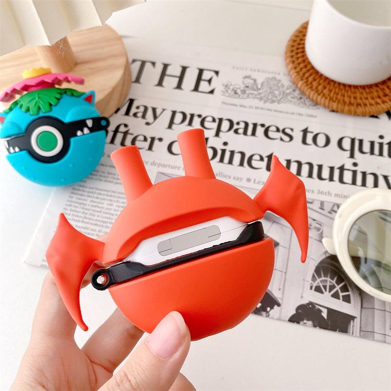 Чехол Pokemon Charmander Ball для Airpods Pro 2, противоударный защитный силиконовый чехол для наушников для Airpods 1/2/3, чехол Funda
