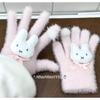 Высококачественные перчатки в виде кролика Миффи, полностью плюшевые, ветрозащитные, холодостойкие, теплые, полностью закрывающие пальцы