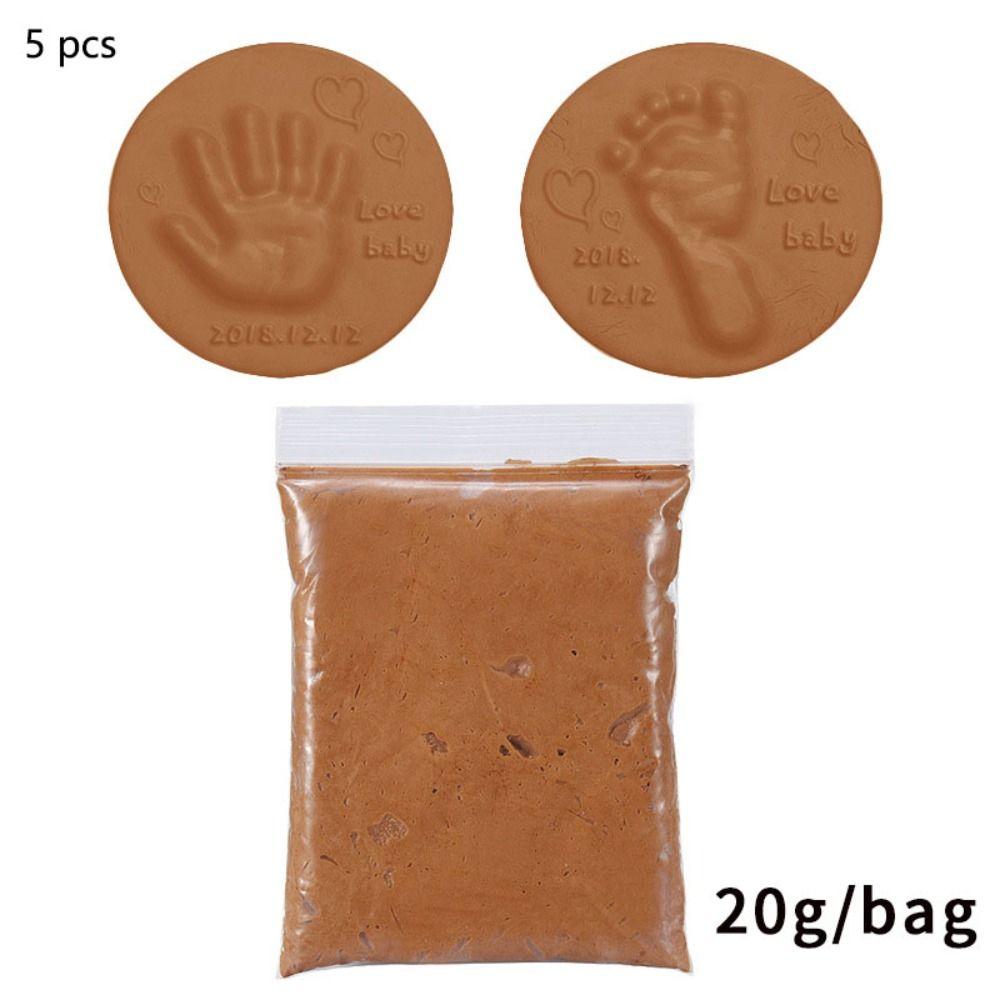 Пластичность Глина и Тесто Пластилин Обучение Отпечаток Ноги Грязь Глина Пушистый Отпечаток Руки Новорожденного
