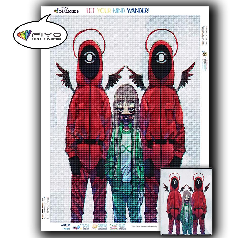 5D алмазная живопись корейский сериал картина ручной работы подарок Алмазная вышивка мультфильм портрет рукоделие украшение дома