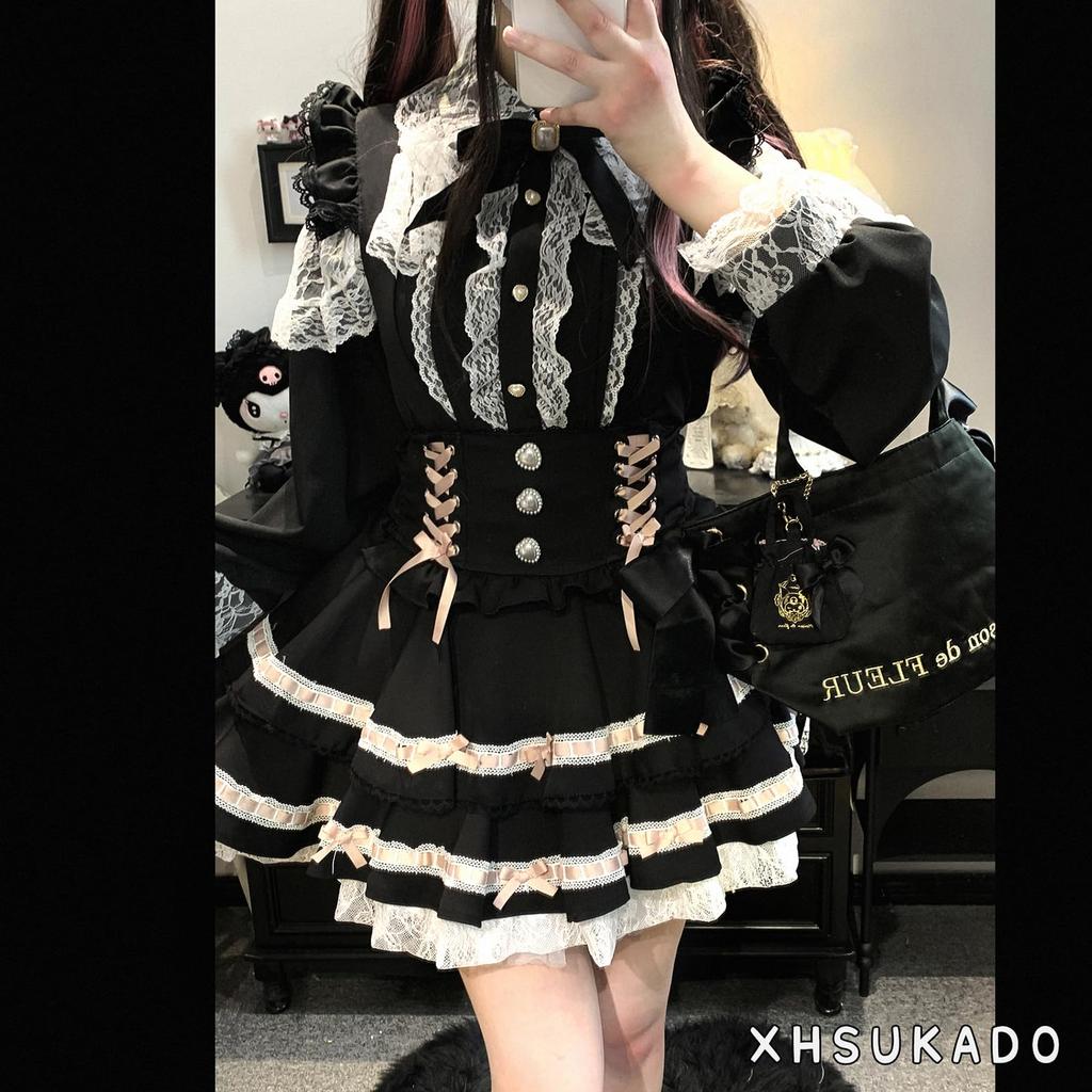 XHSUKADO Long Detachable Ribbon and Brooch and This Cute Blouse Is Stylish and Fashionable for and Women's Open-Shoulder Blouse, Sleeve, Cape-Style,
