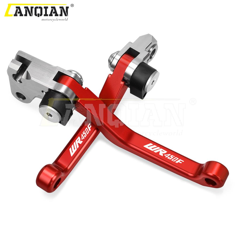 WR450F Dirt Bike Brake Clutch Levers Stunt Clutch Easy Pull Cable System Set For YAMAHA WR 450 F 2001-2023 Motocross Accessories