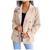 Women's Autumn And Winter Fashion Double-breasted Small Jacket Tops