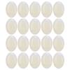 20pcs Opal Flatback Cabochon Stone Smooth Surface Beautiful Oval Stones for Jewelry Making