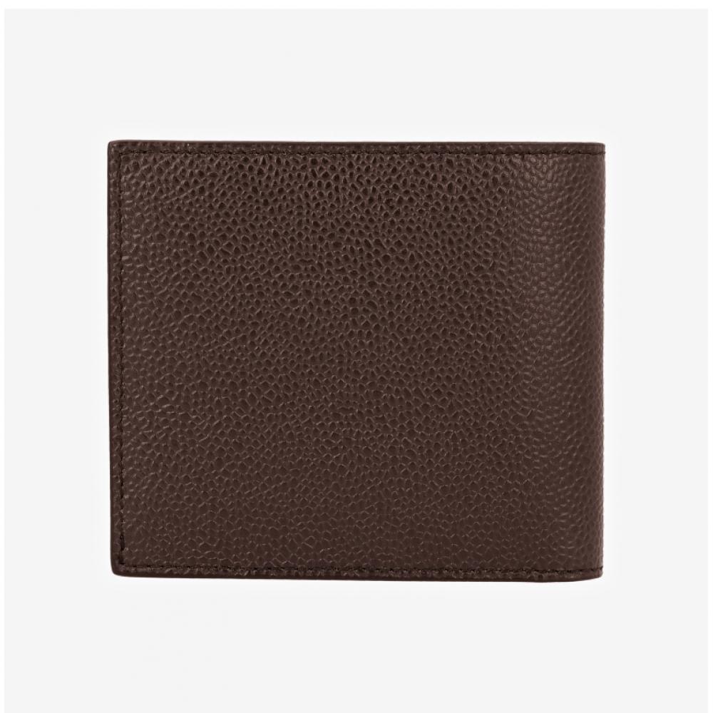 Thom Browne Pebble Grain Three Stripe Wallet Maw023a 00198 205