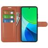 Для vivo Y19s 4G Чехол Текстура личи Ударопрочный Кожаный Чехол-кошелек для телефона