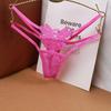 Женские стринги, нижнее белье, очаровательные стринги, нижнее белье, кружевные трусы-стринги, трусики-бабочки с Т-образной спинкой, трусики с ремешками, подарок на День святого Валентина