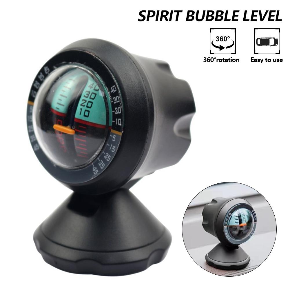 Car Slope Inclinometer Meter Outdoor Measure Tool Level Tilt Gauge Indicator Slope Meter Gradient Interior Accessories