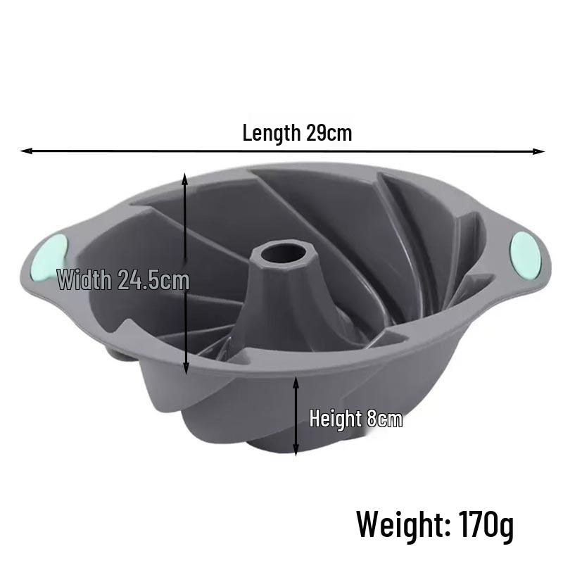 Силиконовая форма для торта, устойчивая к высоким температурам – Легкое извлечение для выпечки шифона, тостов, печенья и маффинов