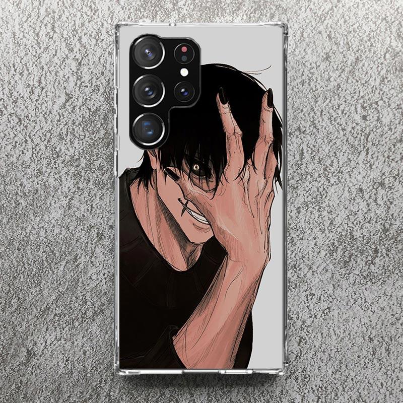 Kaisen J-Jujutsu Фушигуро Тодзи Принт Мягкий чехол для Samsung Galaxy S25 Edge S24 S23 S22 Ultra S21 Plus S20 FE Чехол для телефона S10 +