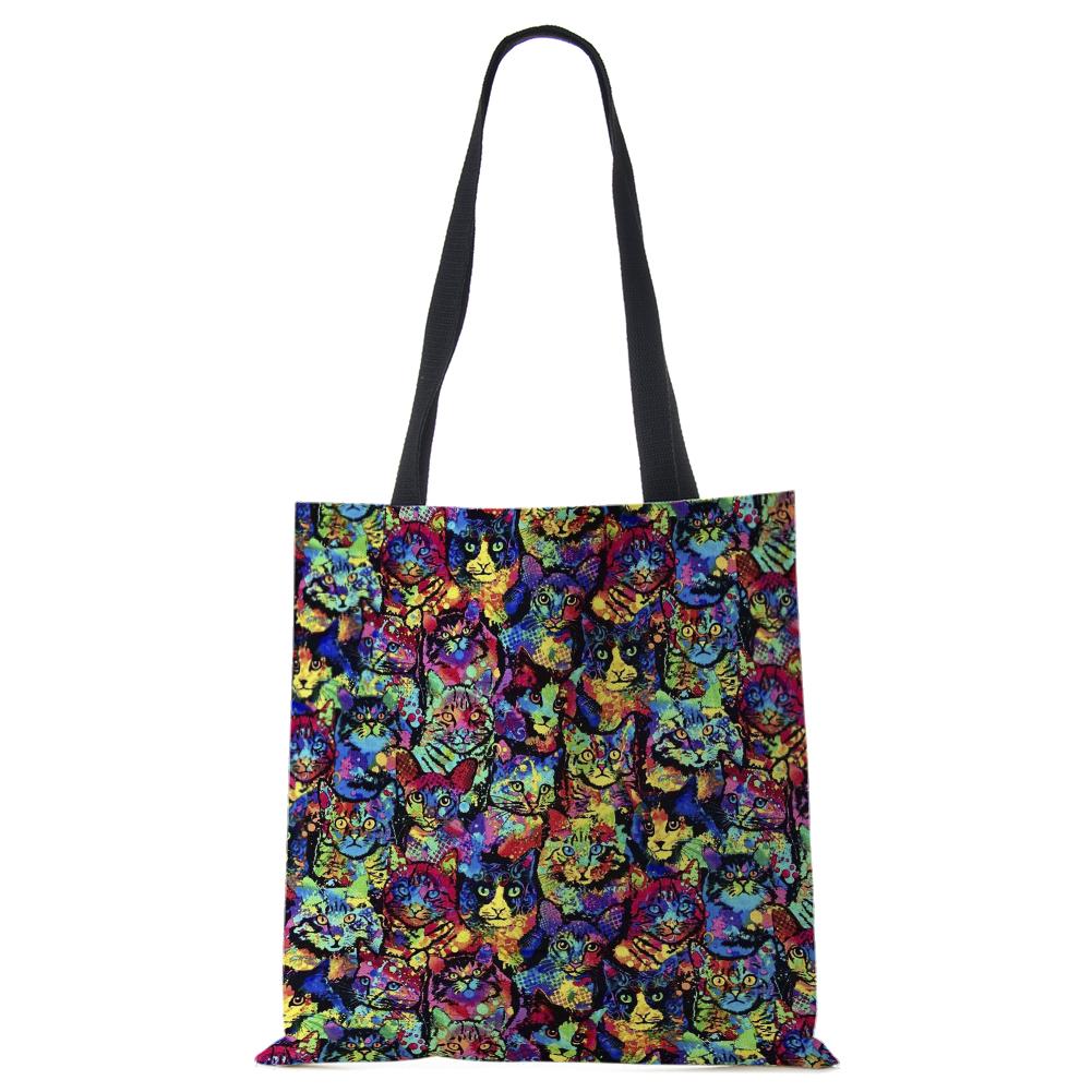 Женская сумка на плечо, многоразовые сумки, продуктовые складные дорожные школьные пляжные сумки