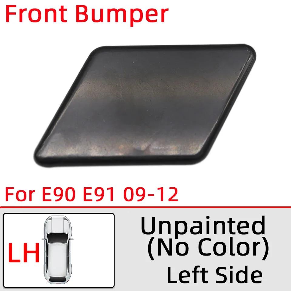 Headlamp Washer Nozzle Cover For BMW 320 325 328 330 335 E90 E91 LCI 2005-2008 2009-2012 Car Headlight Water Spray Lid Painted