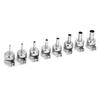 8 Pcs Stainless Steel Hot Air Gun Nozzle Heat Resisting Nozzle for 850 Heat Gun 3~12mm