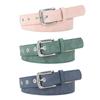 Women's Retro Frosted Pin Buckle Wear-Resistant PU Leather Waist Belt
