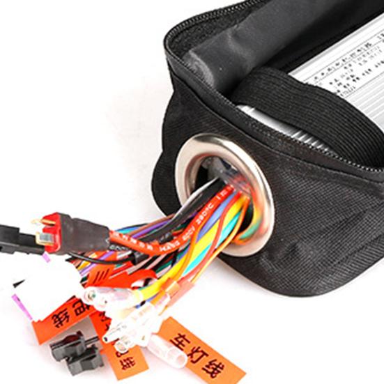 Bicycle Frame Bag Large Capacity Removable Oxford Cloth Electric Bike Battery Pouch for Biking