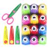 Kids DIY Craft Hole Punch Set Safe Material Develop Fine Motor Skills Inspire Easy To Use Crafting Kit with 12 Shapes Scissors