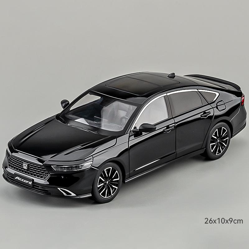 1:18 HONDA Accord Alloy Miniature Model Diecast Toy Car Home Decoration Desktop Display Ornament High Simulation Miniature Gifts