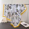 Xiaoxiangfeng Flower Simulation Silk High-End Printing Large Square Scarf Silk Scarf Shawl Headscarf Neck Protection Scarf