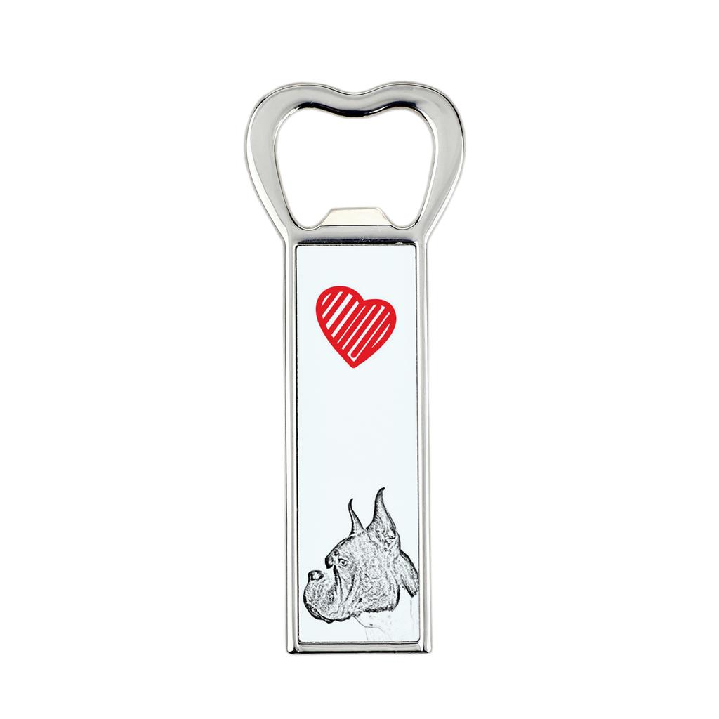 Bokser, Boxer I - Otwieracz Do Butelek Z Psem, Personalizowany Otwieracz Na Lodówkę, Wyjątkowy Upominek Dla Mężczyzny Marki Art-Dog