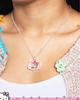 Hello Kitty Sanrio Shaker Pendant Necklace 18 Inch Silver Plated Necklace Officially Licensed Metal Women's - Product,
