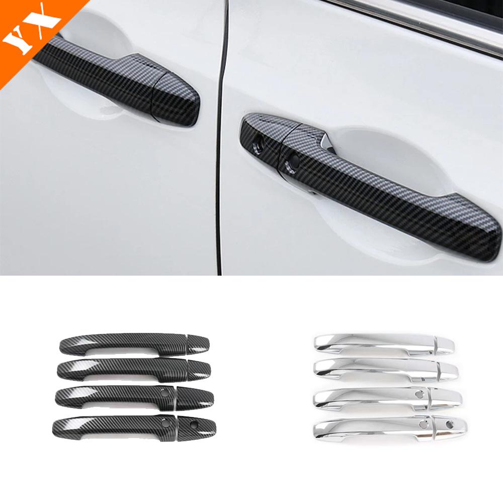 Для Honda Stepwgn Rp3 Rp5 2015-карбоновый хром черный автомобиль дверная ручка протектор дверная ручка рамка крышка гарнирная отделка